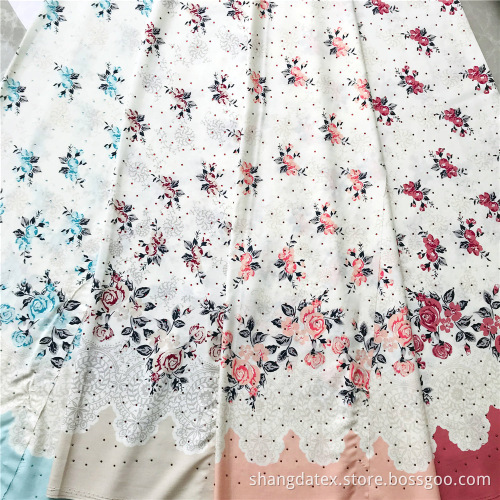 Rayon Screen Printed Fabric